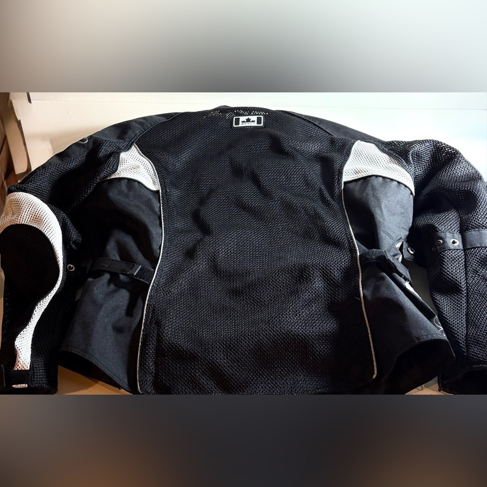 Joe Rocket Women's Black and Silver Bomber Jacket 2XL - Picture 4 of 8